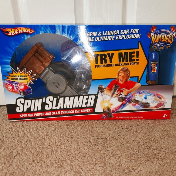 Hot Wheels Spin Slammer Play Set *READ - Picture 3 of 16
